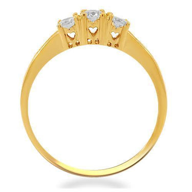 14K Solid Yellow Gold Diamond Engagement Ring 0.85 Ctw